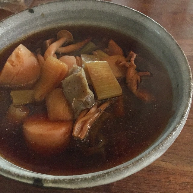 「東北食べる通信」で届いた、甚五右衛門芋で、芋煮を作りました*(^o^)/*