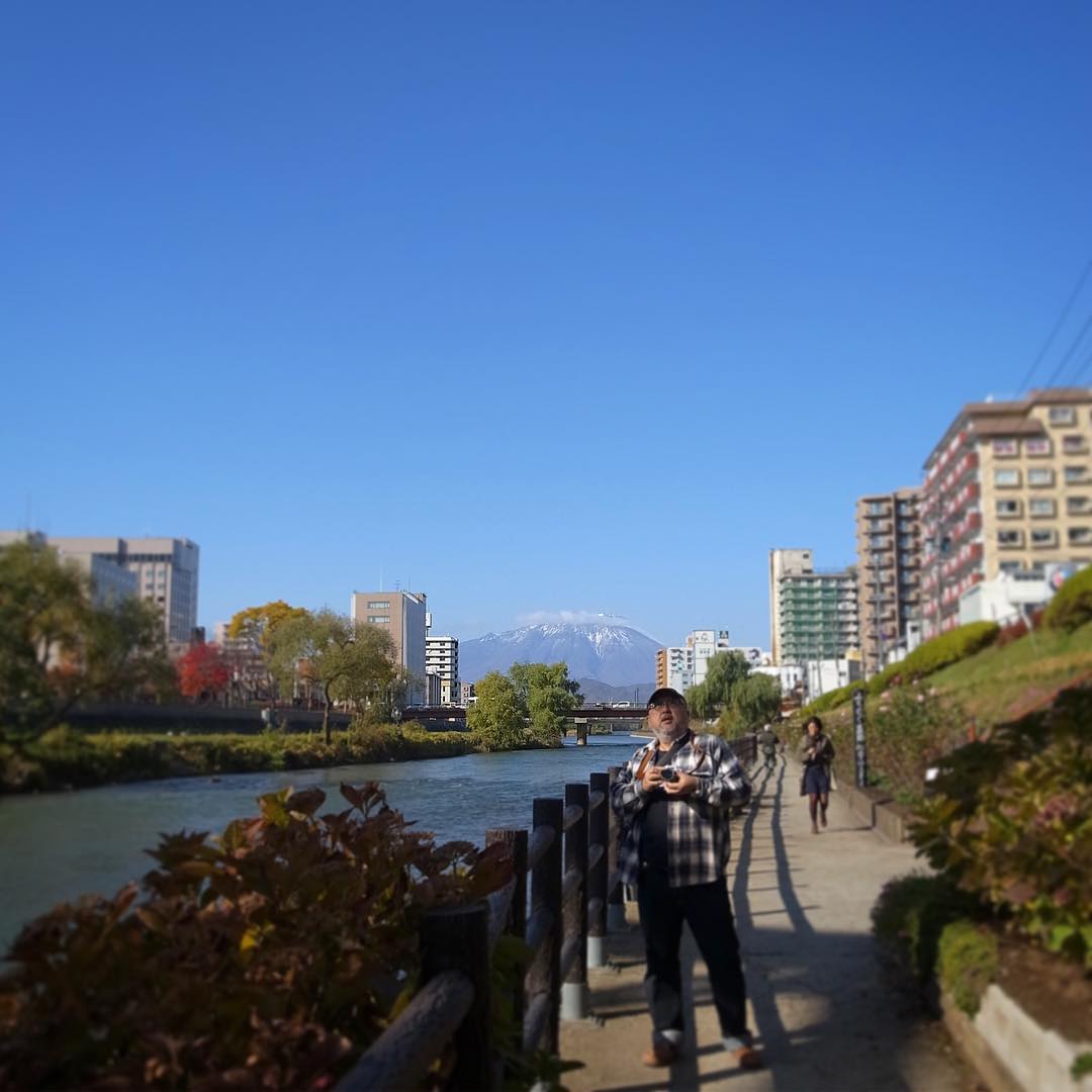 前回6年前はお目にかかれず残念だったお山も今日はきれいに見えてます！（お）