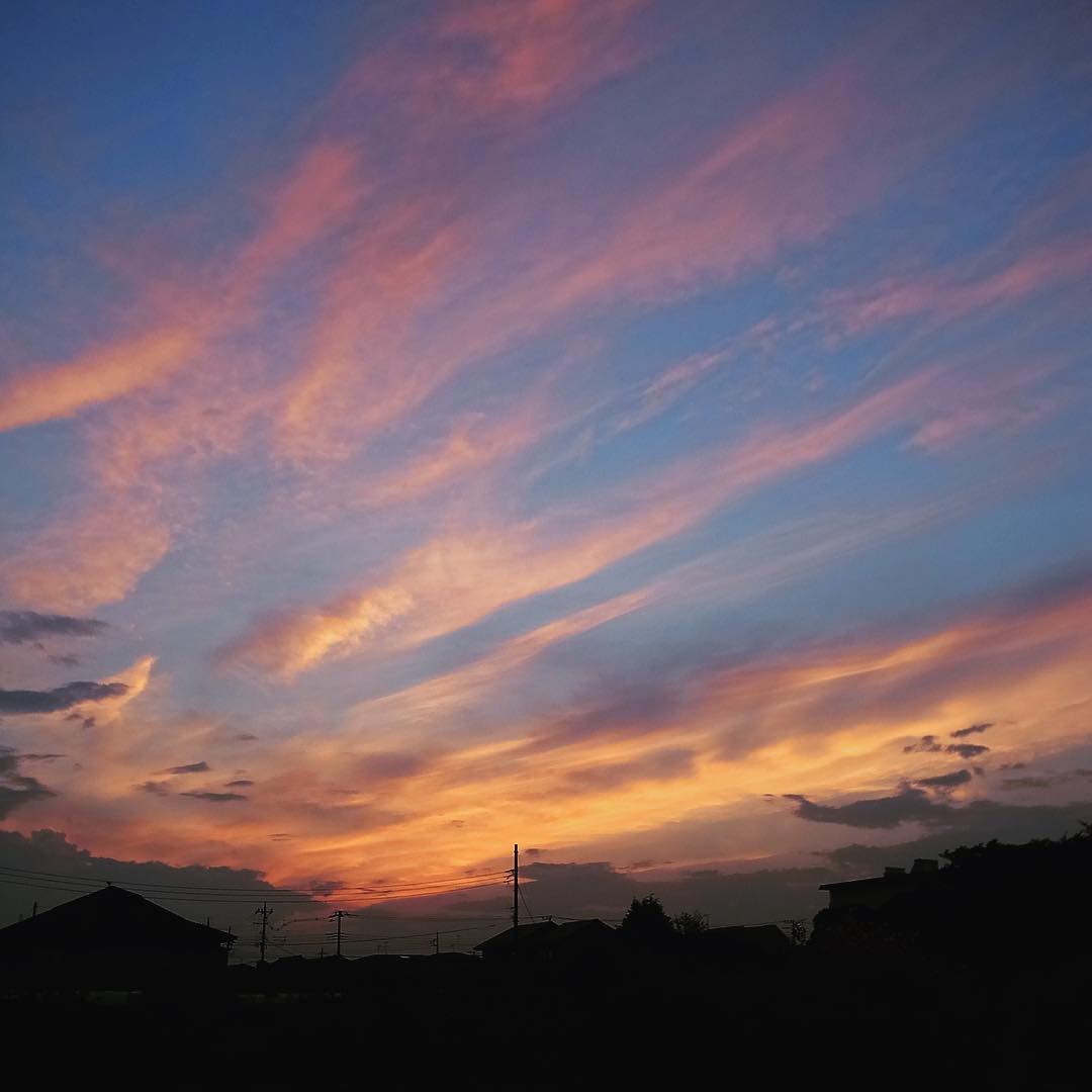 あー、帰って来たねと駅から帰る道すがら、陽も落ちて夕焼け雲で今回の更新はひとまず終了とさせていただきます…あー、久しぶりにしっかりアップした！がんばった！（笑）（お）