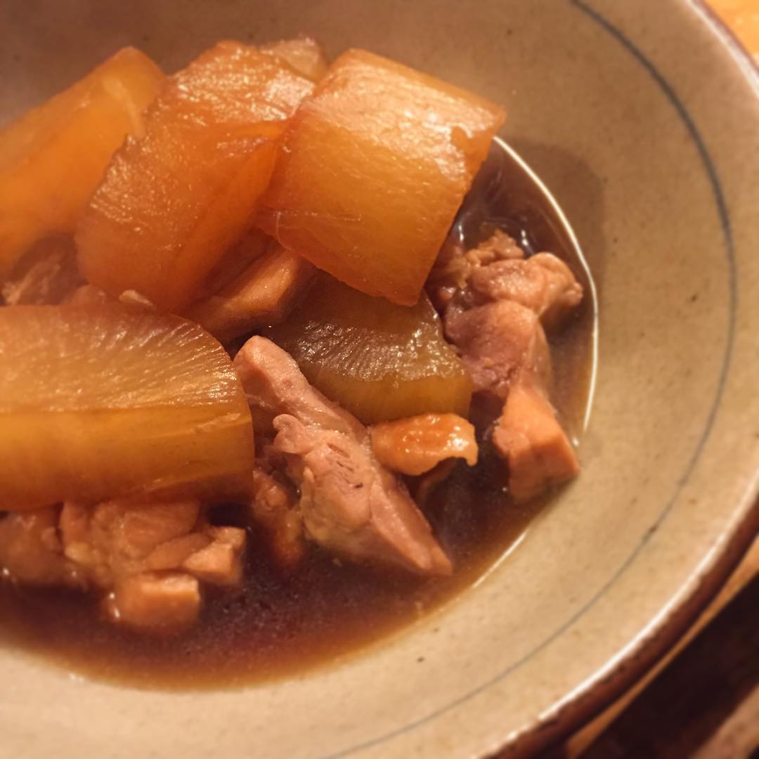 大根と鶏肉の煮物〜
スタンダードで美味しいよねえ。