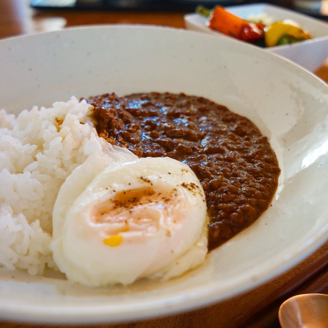 フツカヨイのヒトにはキーマカレー！（笑）甘い風味でスパイシー、美味哉（お）