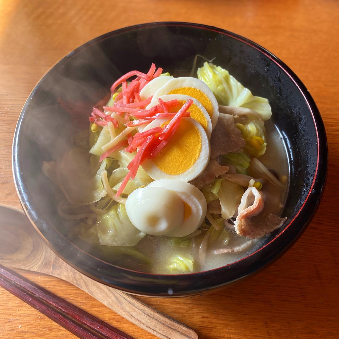 お取り寄せしたちゃんぽん、相変わらず歯が痛いつれあいokayan、麺ばっかり食べております…