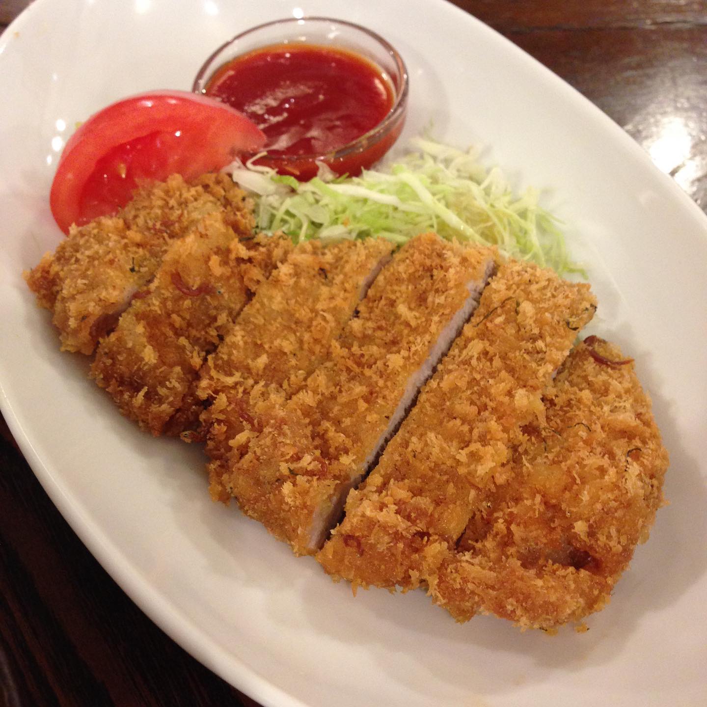 今日のまかないは「しそちりめんとんかつ定食」です。
今日から3連休ですね。
雨続きで残念ですが…
梅雨明けが待ち遠しいですね。（い）